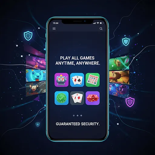 Filipino player using secure mobile casino app responsibly