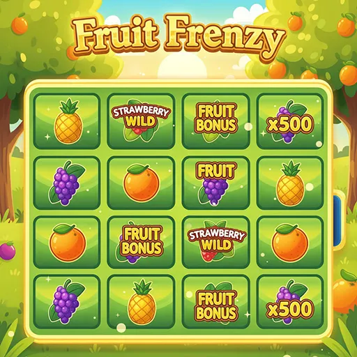 Colorful online slot machine reels with vibrant symbols spinning on 313bet casino gaming interface